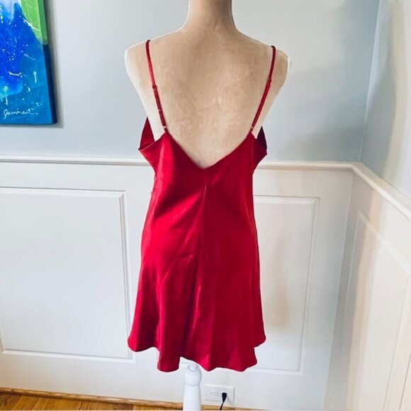 Victoria’s Secret Vintage 90's 2000’s 100% Silk Satin Finish Slip Dress Bundle L - Picture 5 of 13